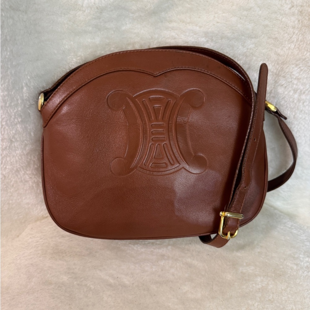 CELINÉ Classic Triomphe Leather Bag